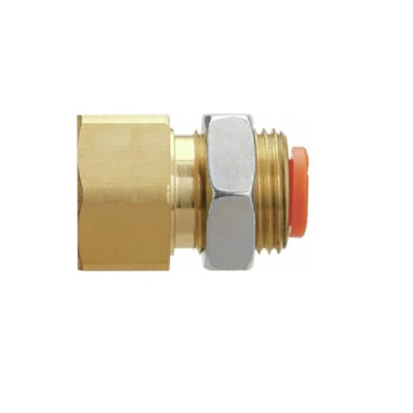 KQ2E Series Bulkhead Union Push-in beslag